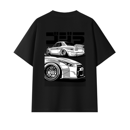 Then VS Now Skyline Tee