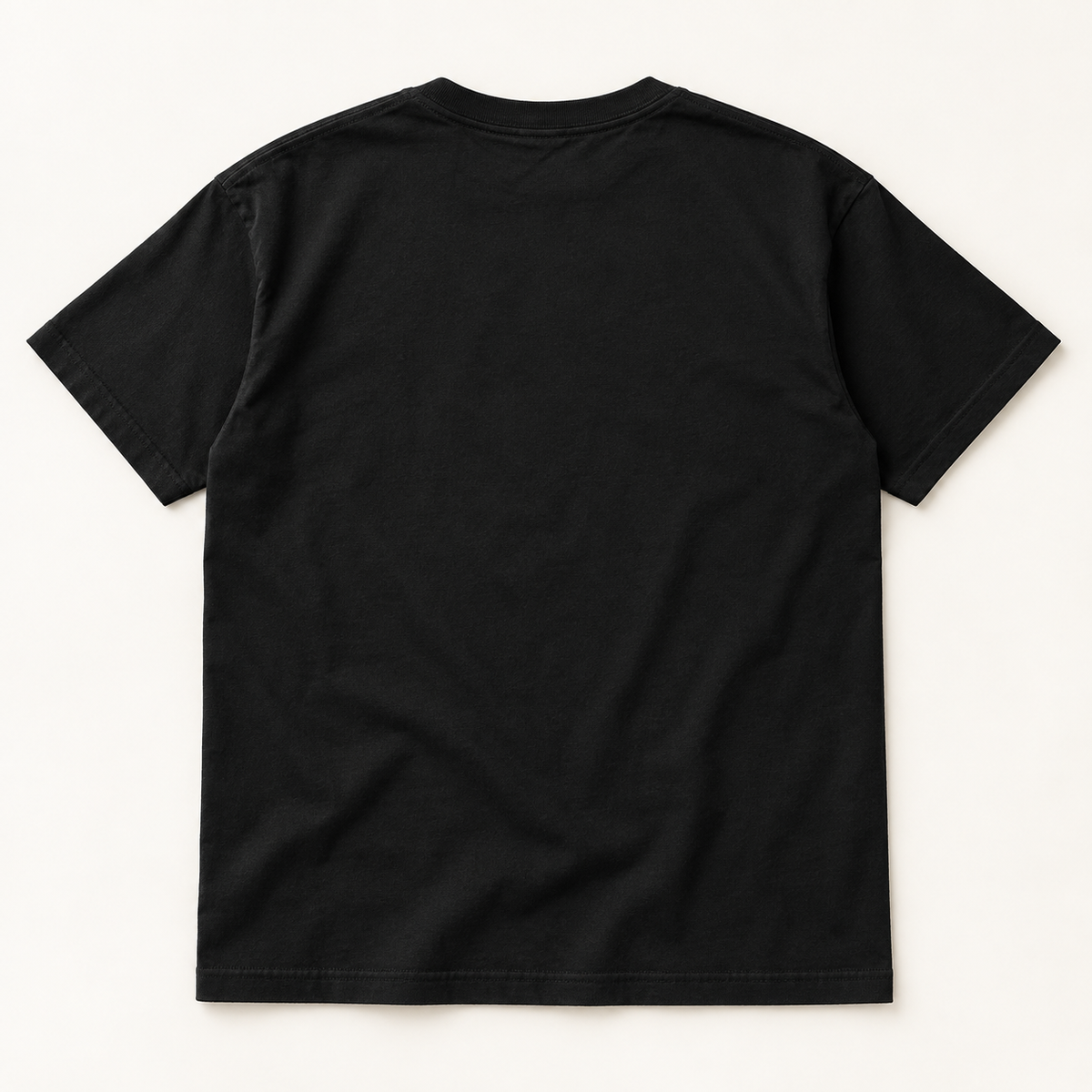 Blank black premium T-shirt back; your own car design will be added after upload and proof approval