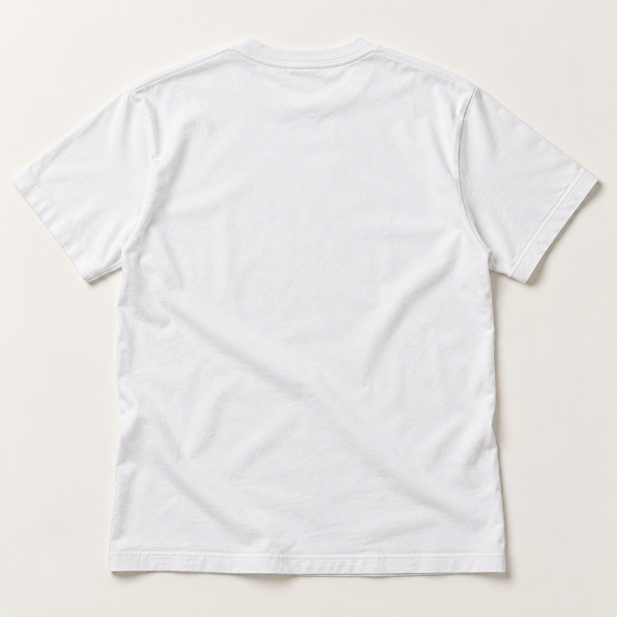 Blank white premium T-shirt back; your own car design will be added after upload and proof approval