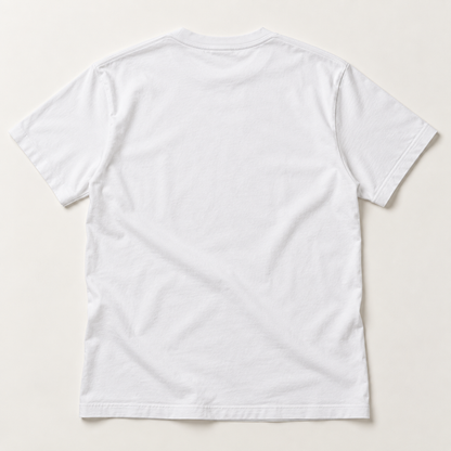 Blank white premium T-shirt back; your own car design will be added after upload and proof approval